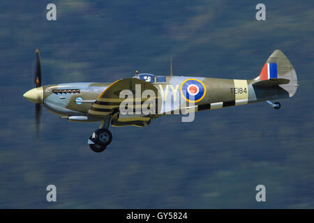 SLIAC, SLOVAKIA - AUGUST 30: Yak11 at SIAF airshow in Sliac, Slovakia Stock Photo