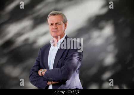 General Sir Richard Shirreff, former NATO Deputy Supreme Allied Commander Europe and author, at the Edinburgh International Book Festival. Edinburgh, Scotland. 22nd August 2016 Stock Photo