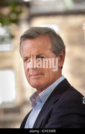 General Sir Richard Shirreff, former NATO Deputy Supreme Allied Commander Europe and author, at the Edinburgh International Book Festival. Edinburgh, Scotland. 22nd August 2016 Stock Photo