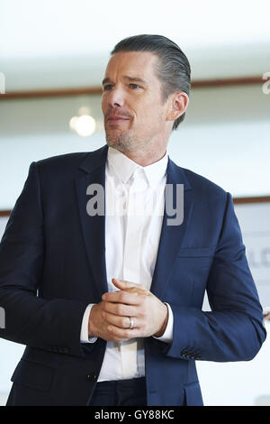 Madrid, Madrid, Spain. 17th Sep, 2016. Actor Ethan Hawke attends 'The Magnificent Seven' photocall during 64th San Sebastian International Film Festival at Kursaal on September 17, 2016 in San Sebastian, Spain. Credit:  Jack Abuin/ZUMA Wire/Alamy Live News Stock Photo