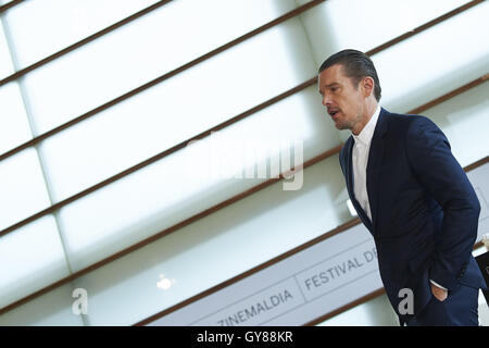 Madrid, Madrid, Spain. 17th Sep, 2016. Actor Ethan Hawke attends 'The Magnificent Seven' photocall during 64th San Sebastian International Film Festival at Kursaal on September 17, 2016 in San Sebastian, Spain. Credit:  Jack Abuin/ZUMA Wire/Alamy Live News Stock Photo