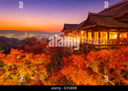 Kyoto, Japan at Kiyomizu-dera Temple. Stock Photo