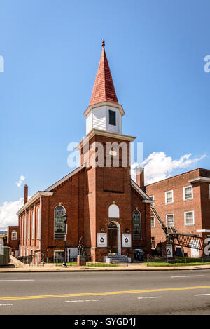 Mt. Zion First African Baptist Church, 105 Ridge Street, Charlottesville, Virginia Stock Photo