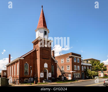 Mt. Zion First African Baptist Church, 105 Ridge Street, Charlottesville, Virginia Stock Photo