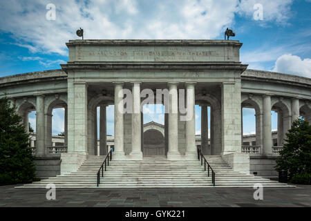 The Arlington Memorial Amphitheater at Arlington National Cemetery, in Arlington, Virginia. Stock Photo