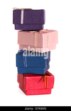 Stack of gift boxes Stock Photo