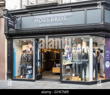 Moss Bros shop on Northumberland street, Newcastle upon Tyne, England. UK Stock Photo