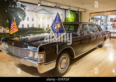 Lyndon Baines Johnson's presidential limousine Stock Photo