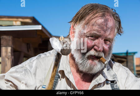 Old West Blacksmith Stock Photo