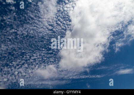 Blue sky and clouds XXL. Sky and clouds background. Stock Photo