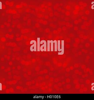 Abstract red background with bokeh Stock Vector
