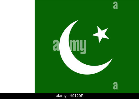 green flag with crescent