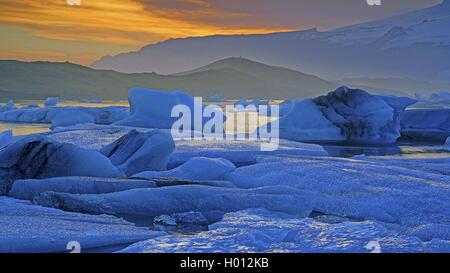 Joekulsarlon, drift ice, Iceland, Joekilsarlon Stock Photo