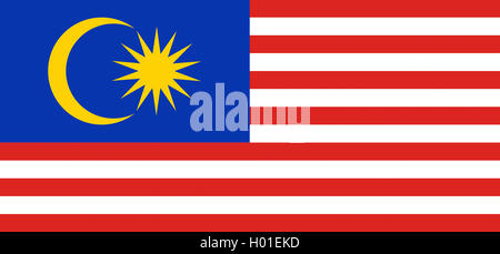 flag of Malaysia, Jalur Gemilang, Malaysia Stock Photo