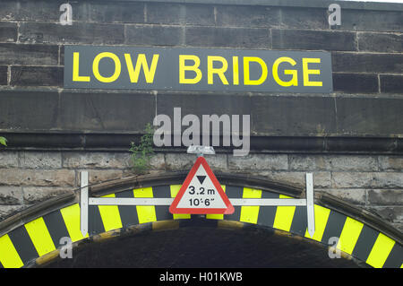 Low bridge at  Port Sunlight garden village,Wirral, Merseyside,UK Stock Photo