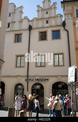 Apple Museum in Prague Czech Republic Stock Photo