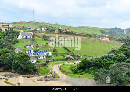 Landscape of Eastern Cape near Coffee Bay, South Africa Stock Photo