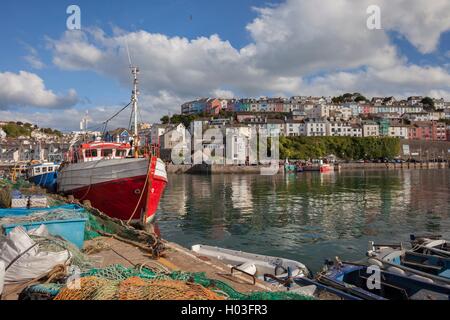 Brixham harbour, Devon, England Stock Photo