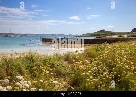 Old Grimsby, Tresco, Isles of Scilly, England Stock Photo