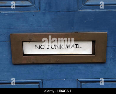 No Direct Junk Mail Please, in my letterbox