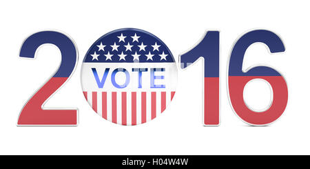 Election 2016 USA concept, 3D rendering Stock Photo - Alamy