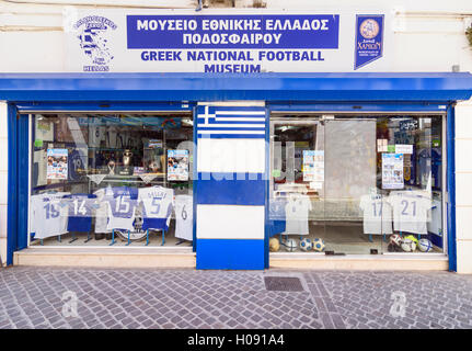 The Greek National Football Museum, Chania, Crete, Greece Stock Photo