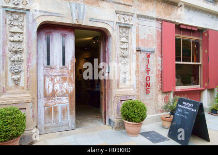 The exterior of Wilton's Music Hall in Graces Alley, Tower Hamlets, East London Stock Photo