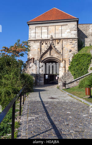 Sigismund gate to Bratislava Castle, Slovakia, Europe Stock Photo