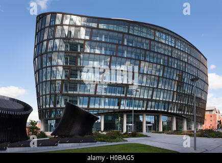 The headquarters of the Co-operative Group, Manchester, built in 2011, it is the centrepiece of the NOMA area of regeneration in the city. Stock Photo