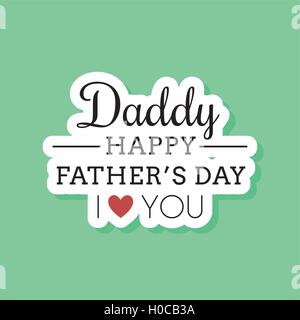 Happy Father Day Stock Vector