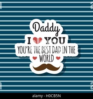 Happy Father Day Stock Vector