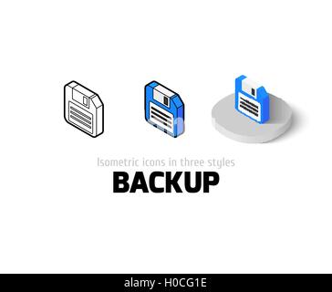 Backup icon in different style Stock Vector