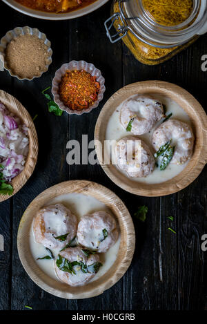 Chopped chicken or Croquette in Bengali Style Recipe Stock Photo