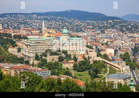 Budapest Royal Castle -Courtyard of the Royal Palace in Budapest. Hungary. Stock Photo