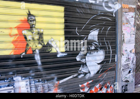 Graffity - Impressionen, Wirtschaftskrise Griechenland, 5. April 2016, Athen, Griechenland. Stock Photo