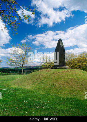 Llywelyn’s Monument. Memorial to Llywelyn ap Gruffydd the Last Welsh Prince of Wales. Killed nearby 1282. Cilmery, Powys, Wales, UK Stock Photo