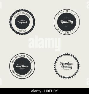 Premium Quality labels Stock Vector