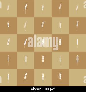 Sweet Wheat Icons Stock Vector