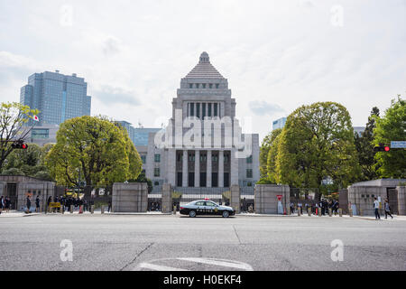 National Diet Building, Kasumigaseki, Chiyoda-Ku,Tokyo, Japan Stock Photo