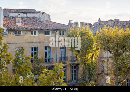 Cours Mirabeau, Aix-en-Provence, France Stock Photo