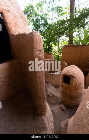 Troglodyte village of Niansogoni (Wara), Burkina Faso Stock Photo