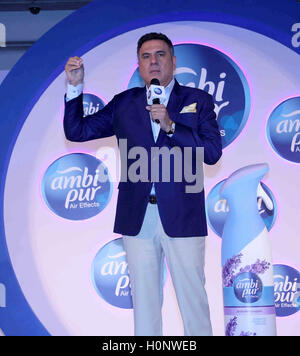 Bollywood actor Boman Irani during a promotional event by Ambi Pur, in Mumbai, India on September 13, 2016. Stock Photo