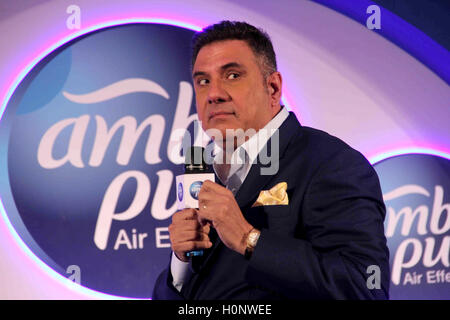 Bollywood actor Boman Irani during a promotional event by Ambi Pur, in Mumbai, India on September 13, 2016. Stock Photo