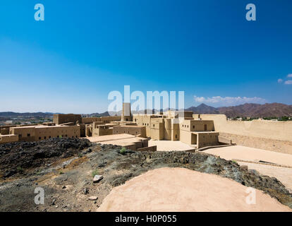 Bahla Fort, UNESCO World Heritage Site, Al Hajar al Gharbi Mountains, Ad Dakhiliyah, Oman Stock Photo