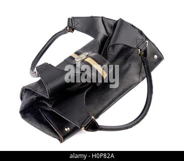 Handbag cut out isolated on white background Stock Photo