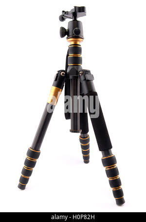 Tripod cut out isolated on white background Stock Photo