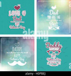 Happy father's day Stock Vector