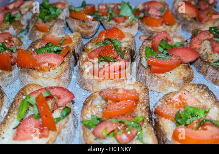 Sandwiches with Tomato Stock Photo
