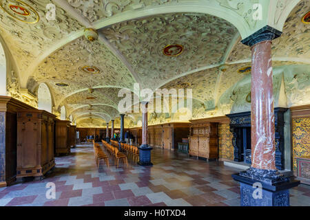 Hillerod, AUG 28: Superb interior view of Frederiksborg Castle on AUG 28, 2016 at Hillerod, Denmark Stock Photo
