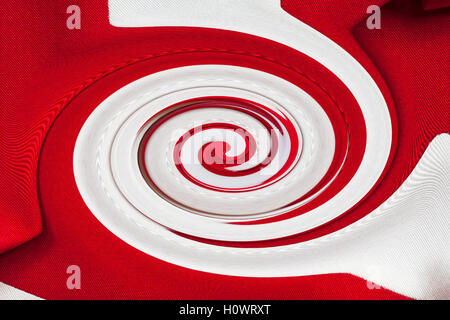 red and white circular spin abstract blur abstract swirls swirl abstract background Stock Photo
